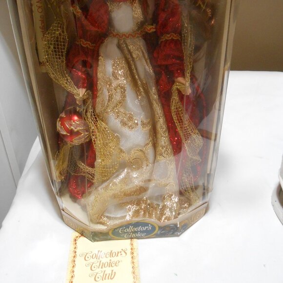 NIB COLLECTORS CHOICE LIMITED EDITION CHRISTMAS GOLD ANGEL WINGS 16" DOLL w/ COA - Picture 9 of 14